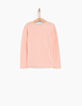 Tee-shirt rose print attrape-rêves fille-4