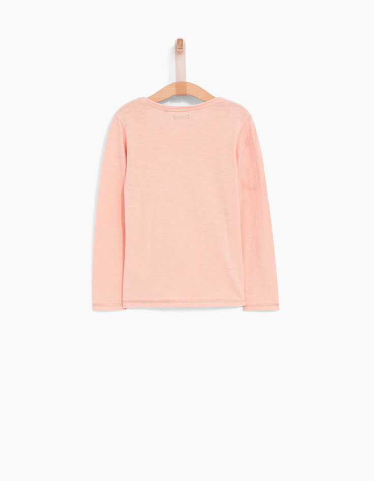 Tee-shirt rose print attrape-rêves fille-4