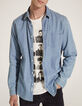 Steingraues REGULAR-Herrenjeanshemd-1