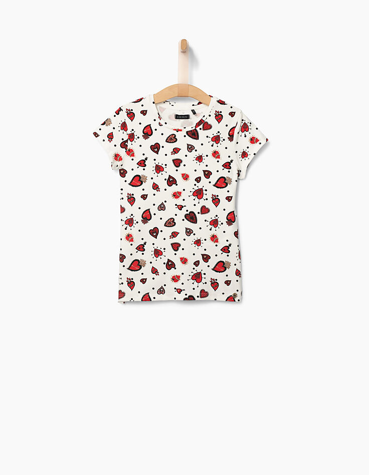 Camiseta corazones niña-2