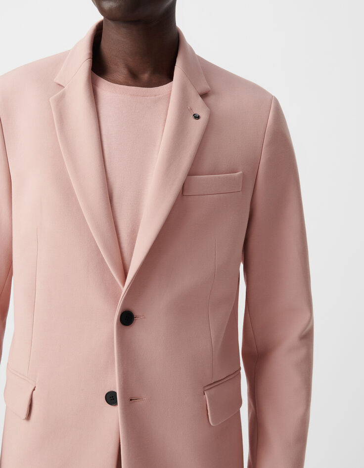 Veste de costume bois de rose Homme-4