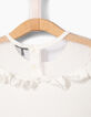 Camiseta blanco roto IKKS Love niña-5