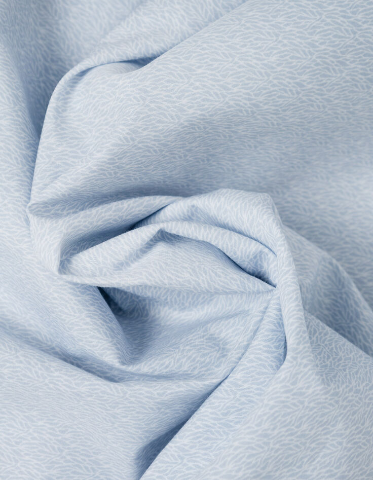 Camisa minimalista slim-fit azul de algod&oacute;n org&aacute;nico-9