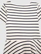 Ecru jurk navy strepen meisjes-6