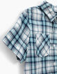 Camisa blue bleach de cuadros niño -4