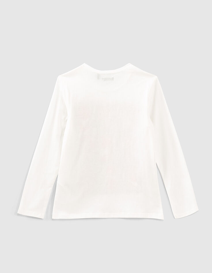 Tee-shirt blanc visuel rockers garçon-3