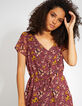 Vestido largo peonía estampado Folk I.Code-2