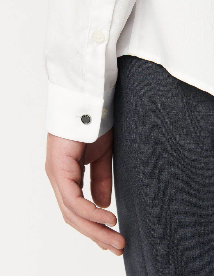 Chemise REGULAR blanche tissu 37.5° Homme-4 Chemise REGULAR blanche tissu 37.5° Homme-4
