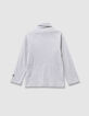 T-shirt manches longues gris col roulé garçon-6