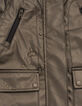 Parka doré fourrée à capuche fille-6