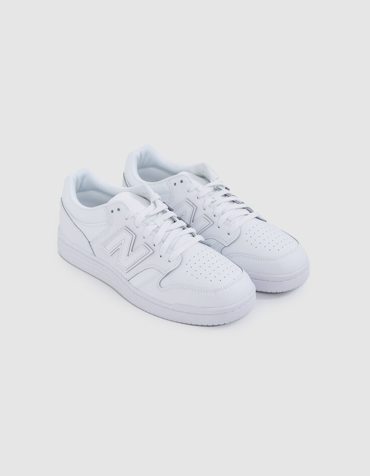 Baskets blanches NEW BALANCE 480 Homme-5