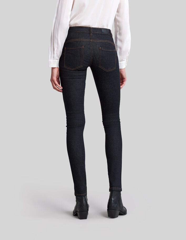Women's black slim jeans - IKKS