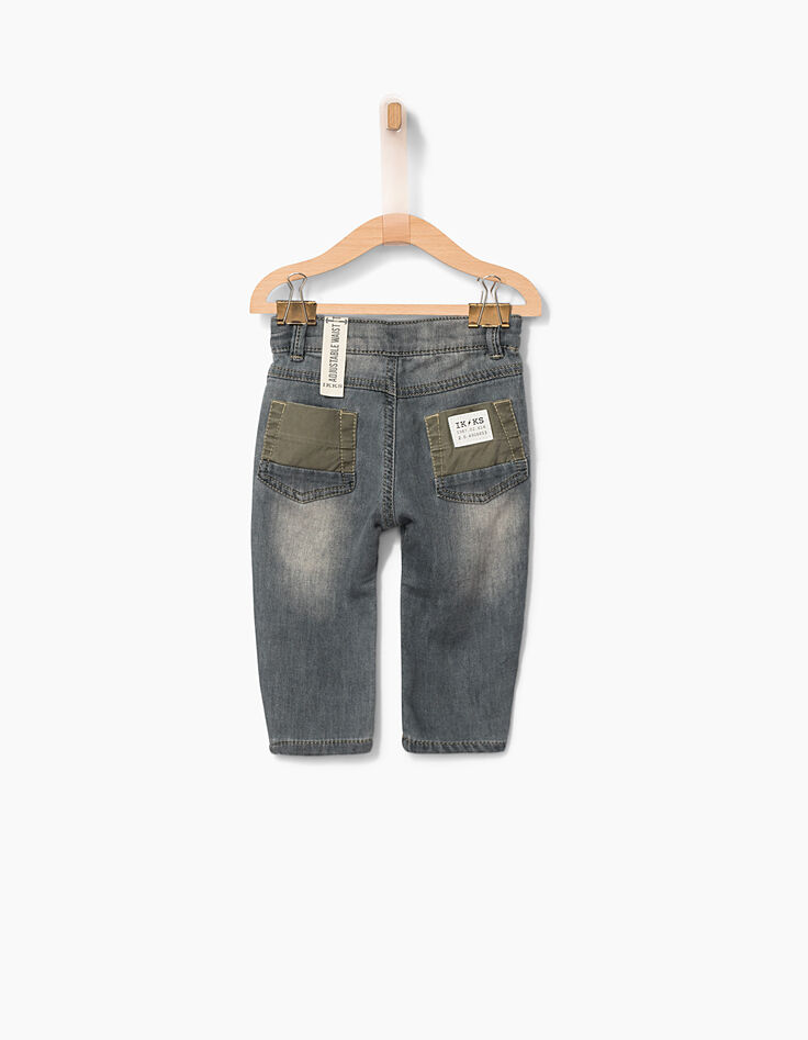 Baby boys' grey jeans -2