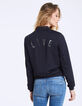 Bombers marine en crêpe réversible léopard femme-4