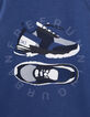 Boys’ bright blue trainers image organic cotton T-shirt-3