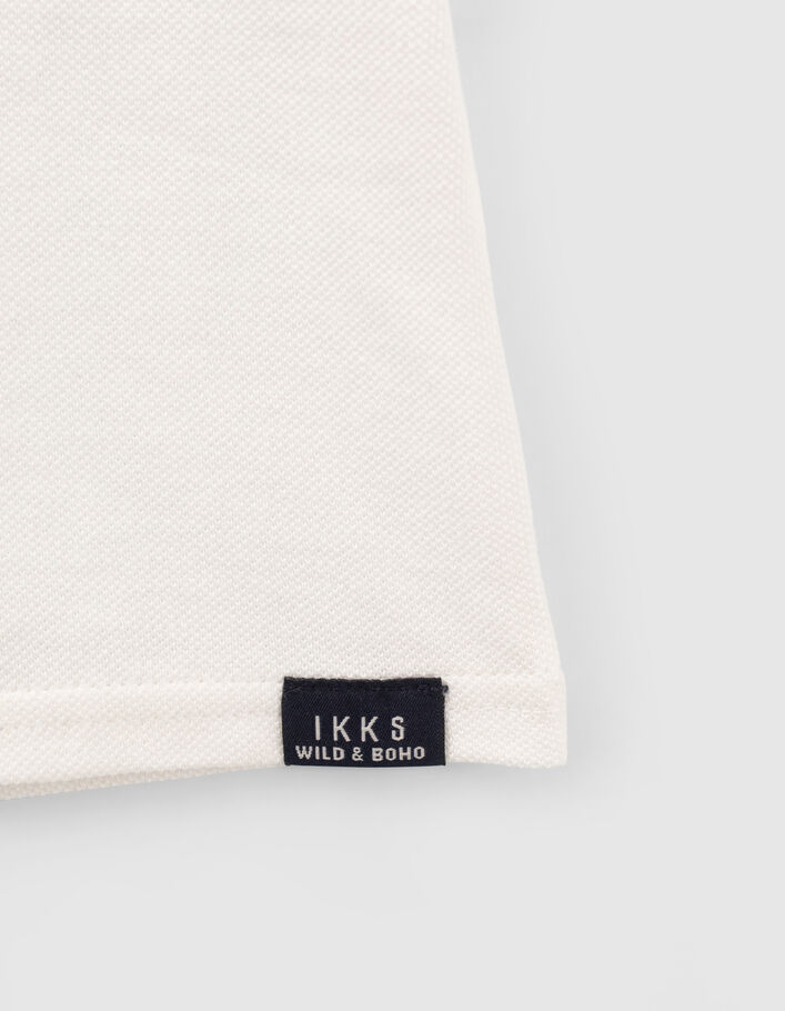 TODDLER/YOUTH Coral & White Polo