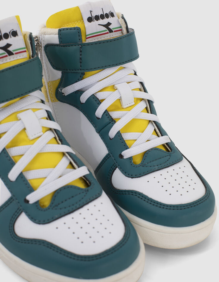 Green, white and yellow IKKS X DIADORA trainers-2