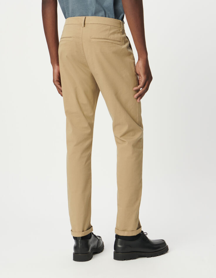 Pantalon chino droit beige Homme-4 Pantalon chino droit beige Homme-4