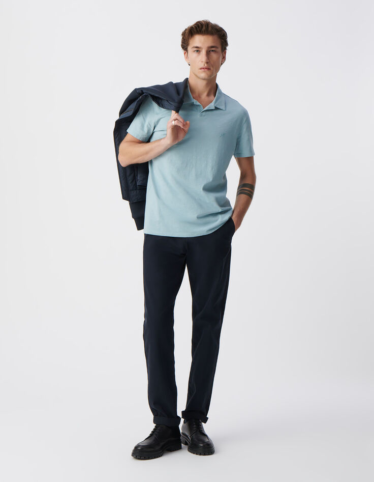 Polo REGULAR horizon coton bio flammé Homme-3