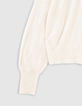 Witte trui vleermuismouwen doodshoofd dames-3