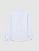 Chemise regular bleu ciel poche plaqu&eacute;e Homme-7