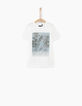 Gebroken wit T-shirt Walk on Fame voor jongens -1