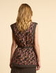 Veste noire imprimé mix indien bohème I.Code-4