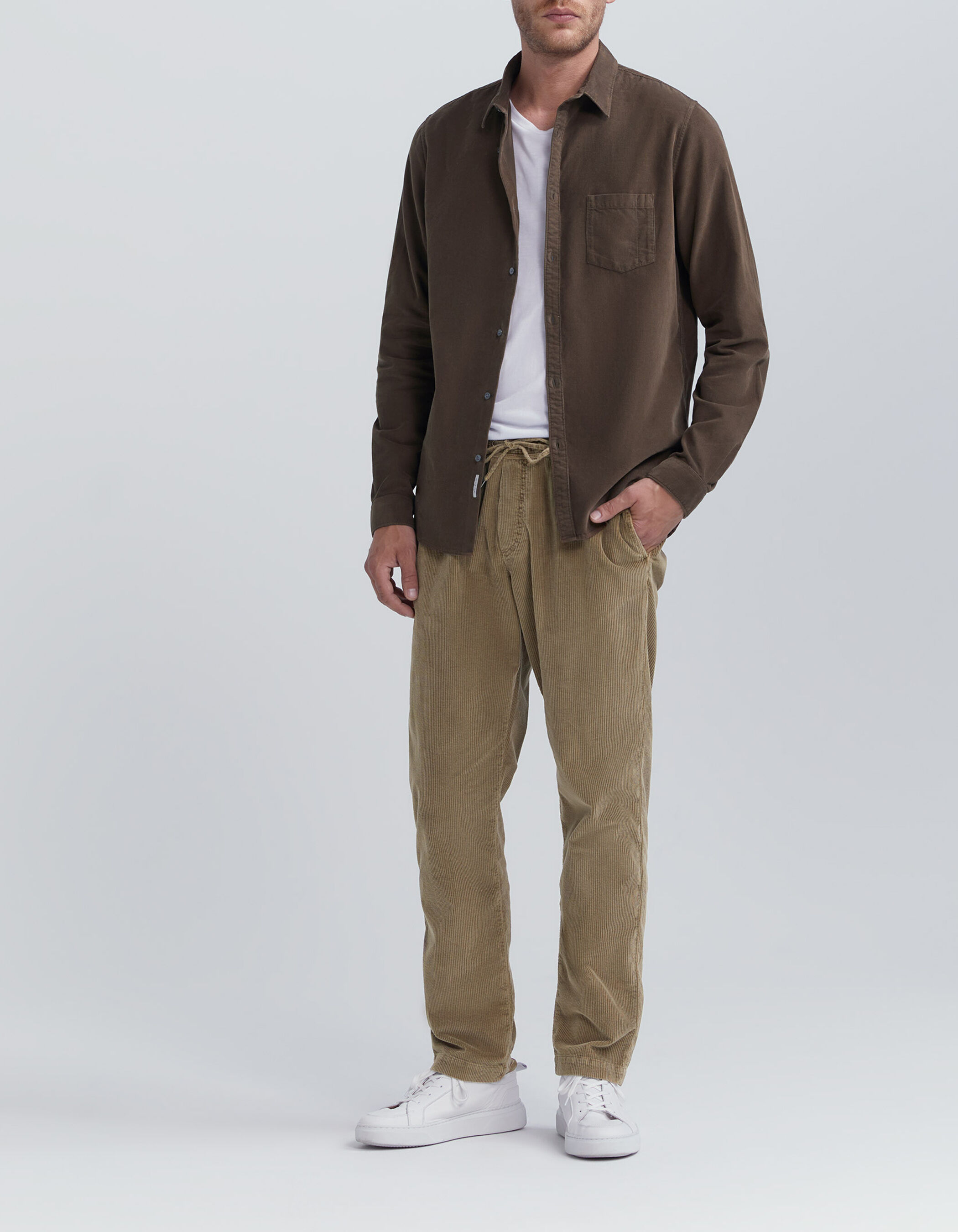 Corduroy online joggers mens