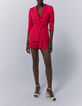 Fuchsia geklede short print dames-5