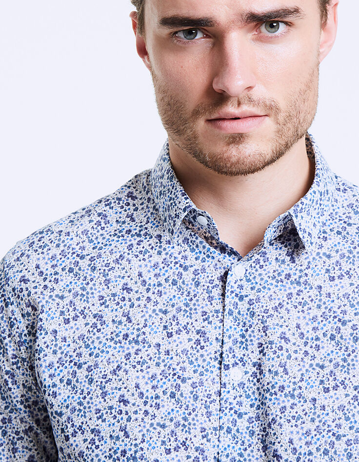 Camisa slim Liberty flores stone Hombre-2 Camisa slim Liberty flores stone Hombre-2