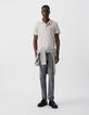 Polo REGULAR nuage coton bio maille nid d'abeille Homme-2