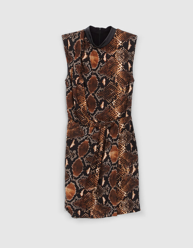 Pure EditionRobe acajou imprimé python rock Femme IKKS