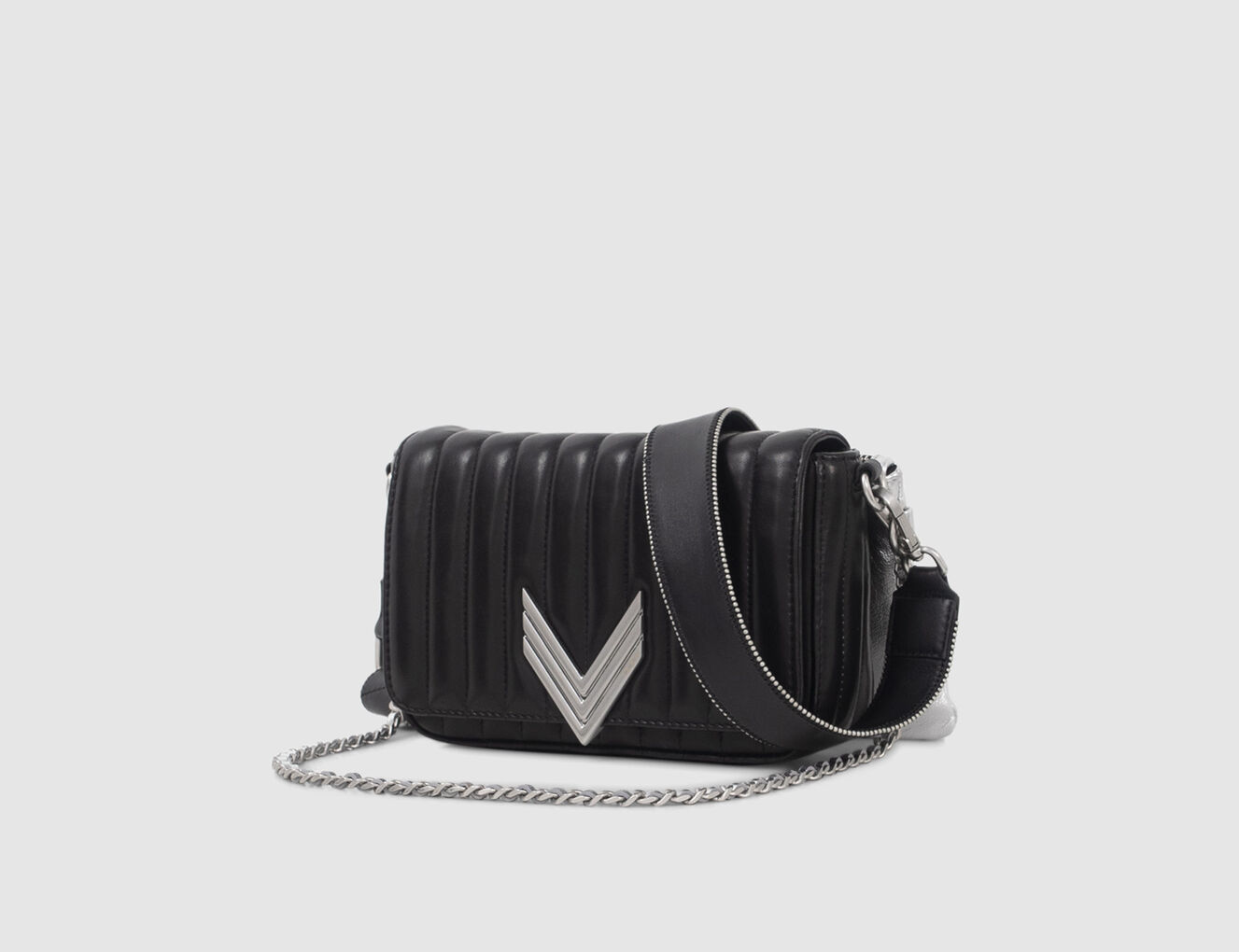 111 MADISON AVENUE negro charol acolchado mujer-2