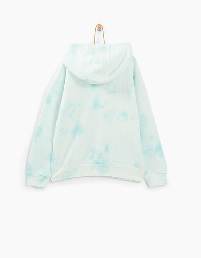 Laguneblauw vest tie and dye effect jongens - IKKS