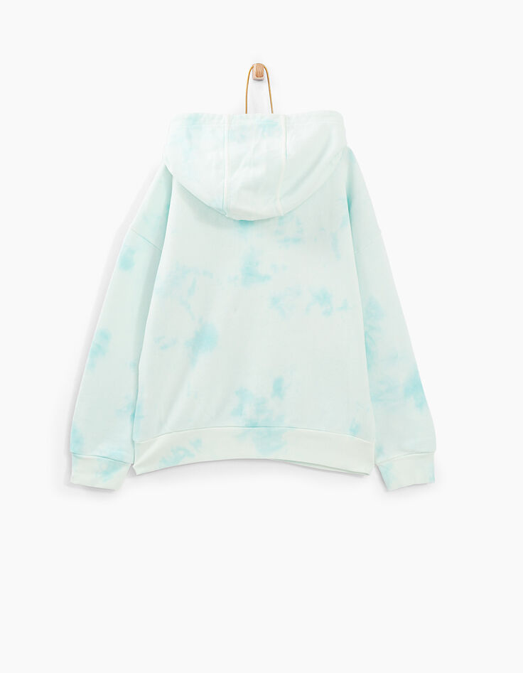 Blaue Jungensweatjacke mit Tie-Dye-Effekt-1 Blaue Jungensweatjacke mit Tie-Dye-Effekt-1