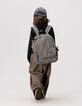 Girls’ black rucksack with ecru gingham, ruffled details-2