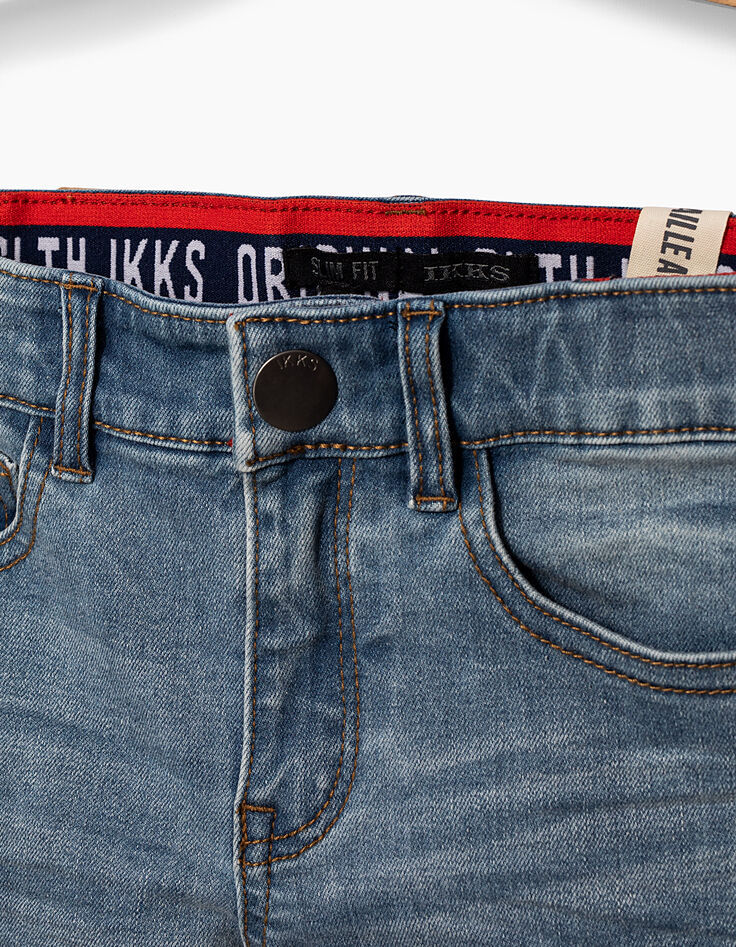 Vaquero slim stone blue niño-4