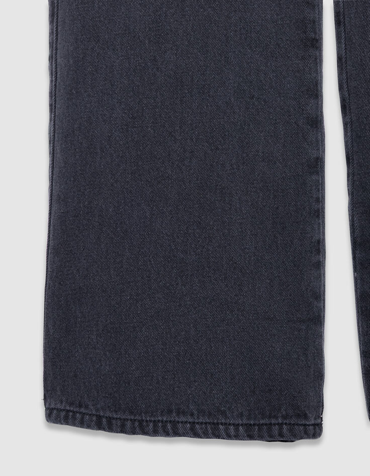 Jean large noir fille-6
