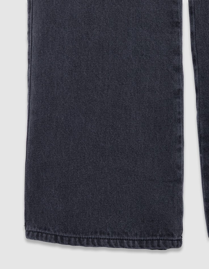 Jean large noir fille-6 Jean large noir fille-6