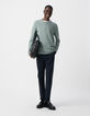 Pull horizon tricot flammé bords roulottés Homme-1