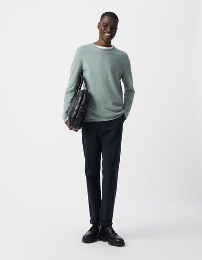 Pull horizon tricot flammé bords roulottés Homme - IKKS