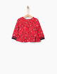 Blusa roja bebé niña-2