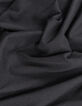 Zwart T-shirt met ronde hals en visgraatborduursel voor dames-5