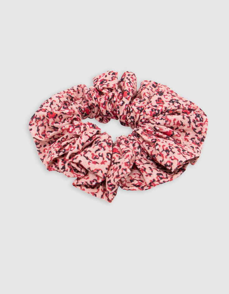 Chouchou-foulchie met roze bloemenprint voor meisjes-5