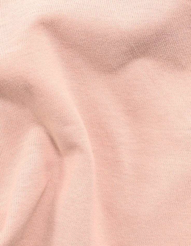 Roze t-shirt biologisch katoen geborduurd babymeisje-8