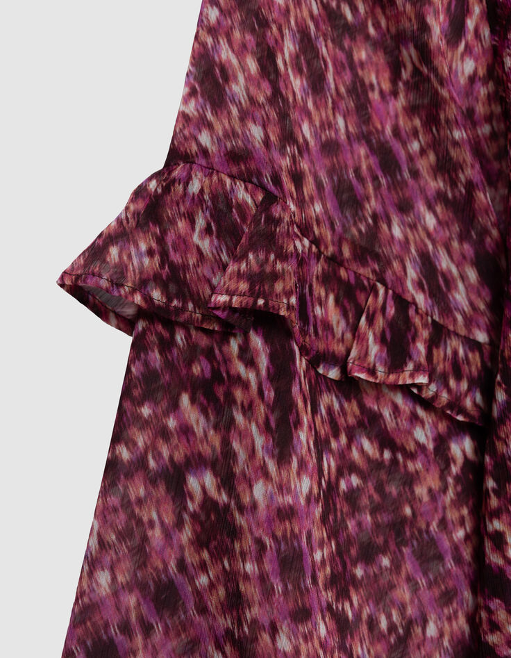 Rosa Bluse mit Tiermotiv f&uuml;r Damen-4