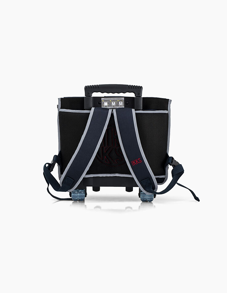 Boys’ 38cm navy IKKS Pilot trolley wheeled bag -3 Boys’ 38cm navy IKKS Pilot trolley wheeled bag -3