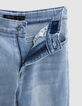 Waterless light blue straight jeans for boy-8