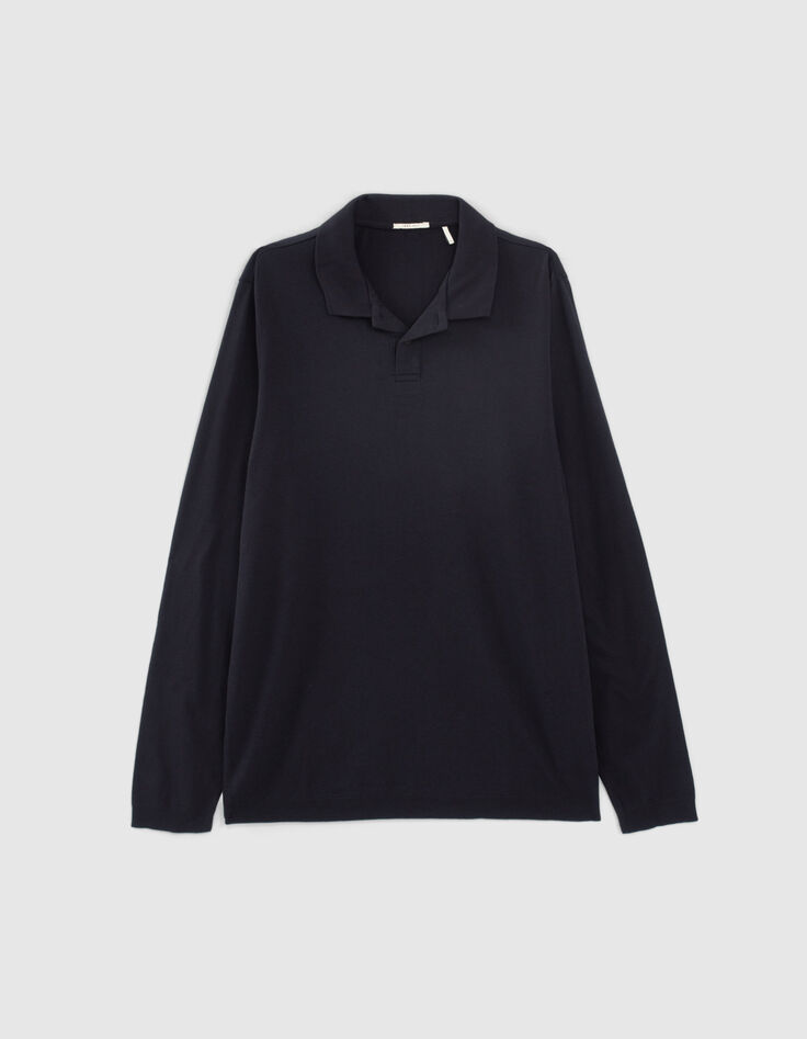 Polo azul marino modal Hombre-4