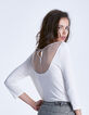 Women's ivory T-shirt-3